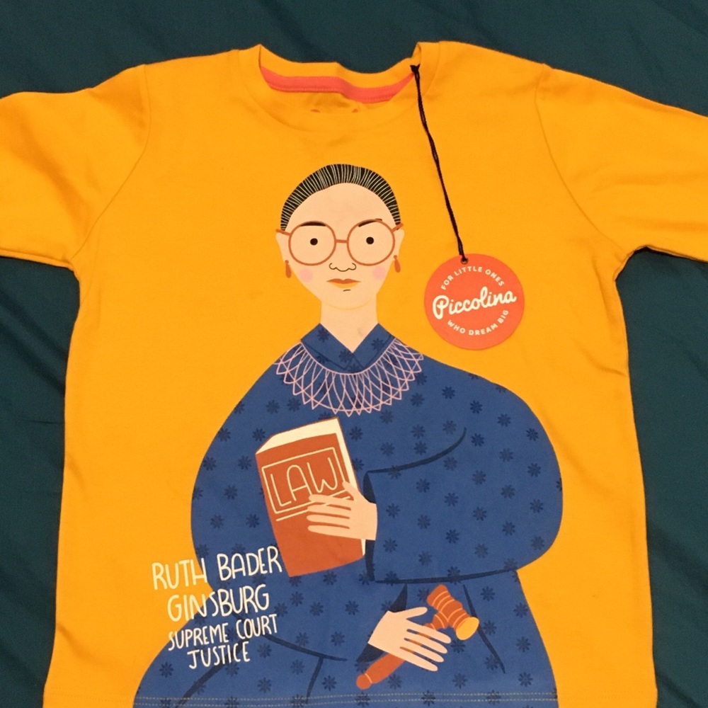 Brand new with tags Ruth Bader Ginsburg 4T long sleeve T-shirt